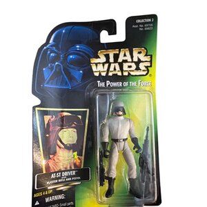 Star Wars AT-ST Driver Action Figure - The Power Of The Force Collection 3 1996